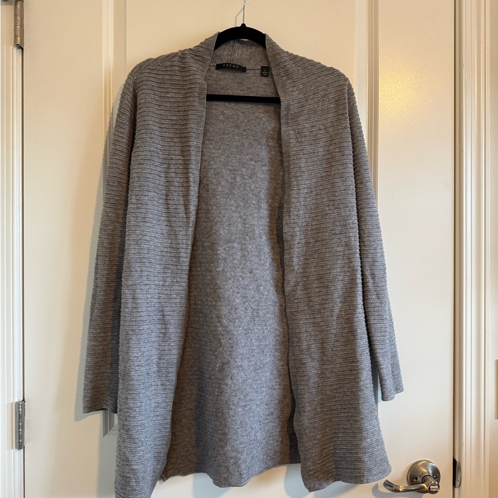 Cyrus Gray Open Cardigan